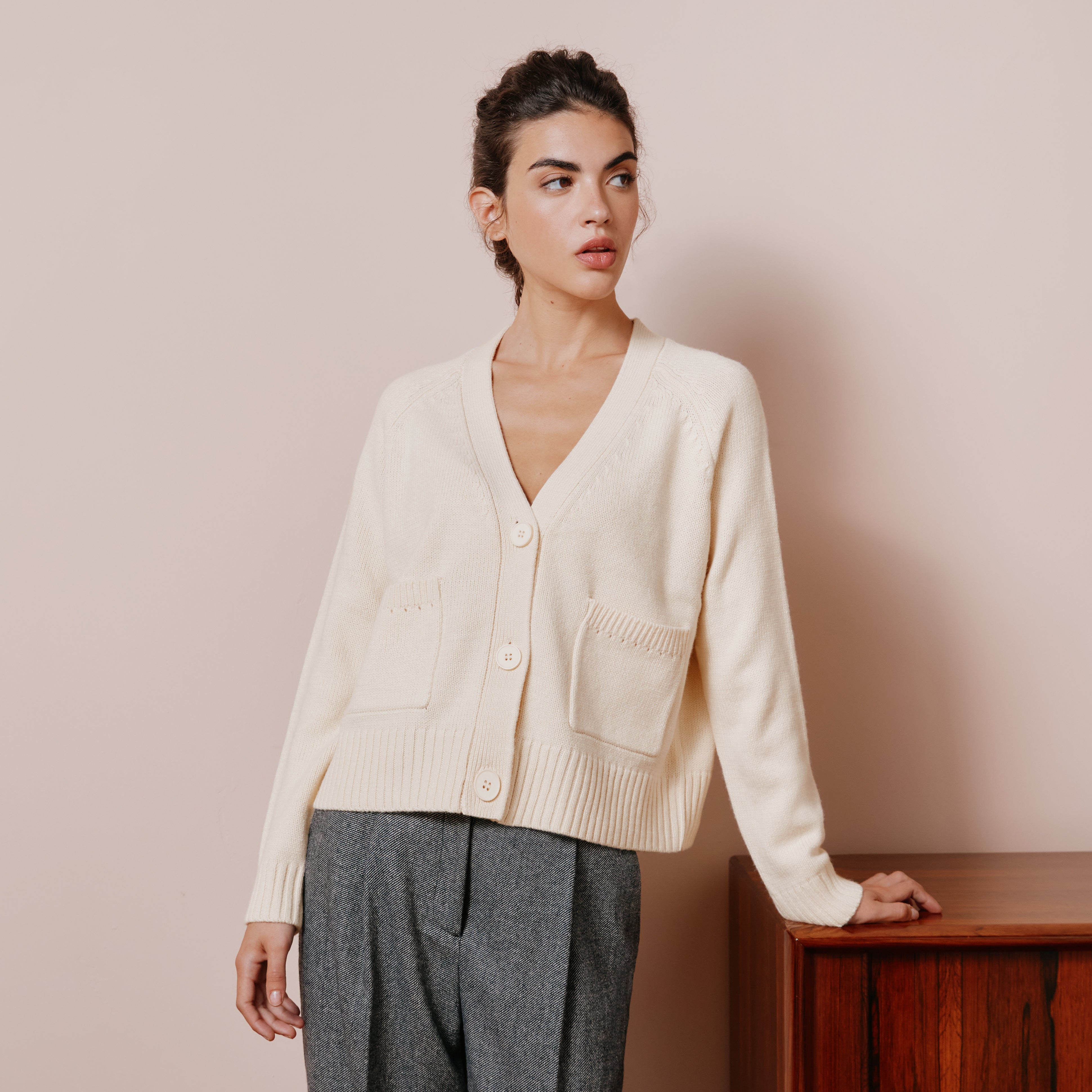 Womens cream sales cardigan uk