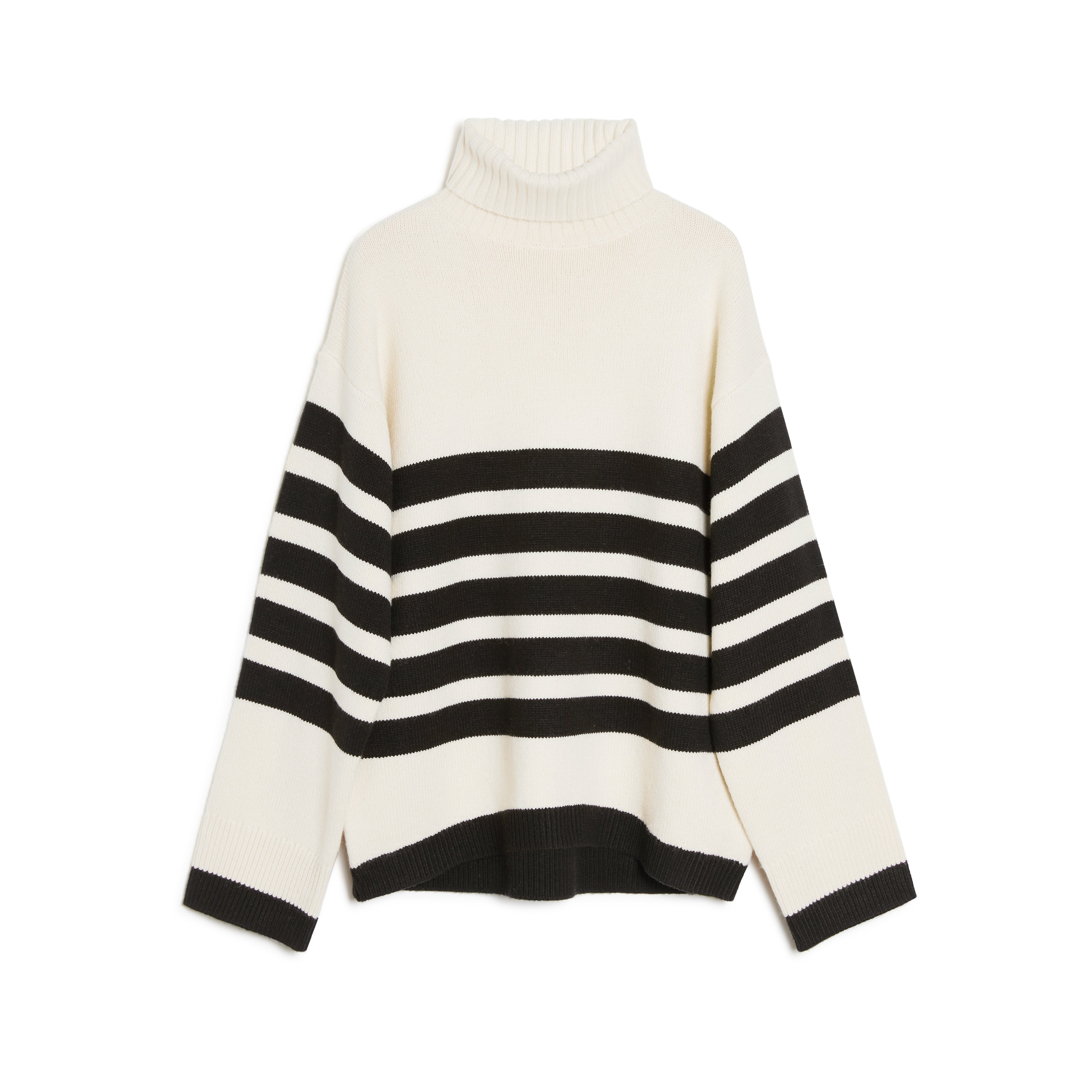 Stripe Roll Neck Jumper | Sustainable Womenswear | Albaray