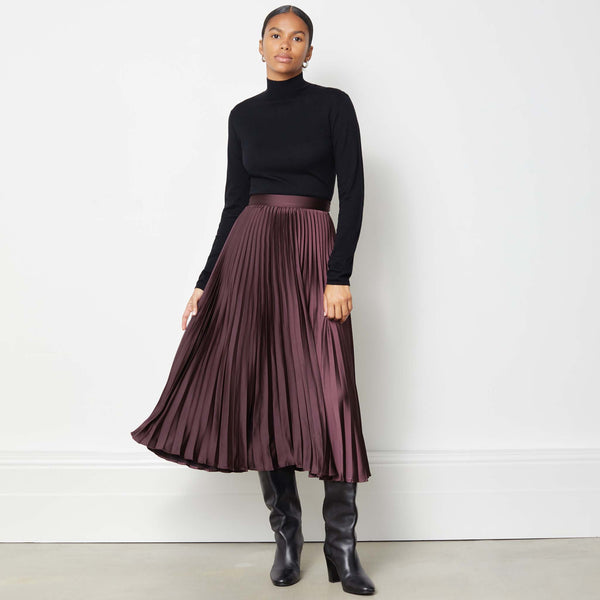 Burgundy skirt next sale