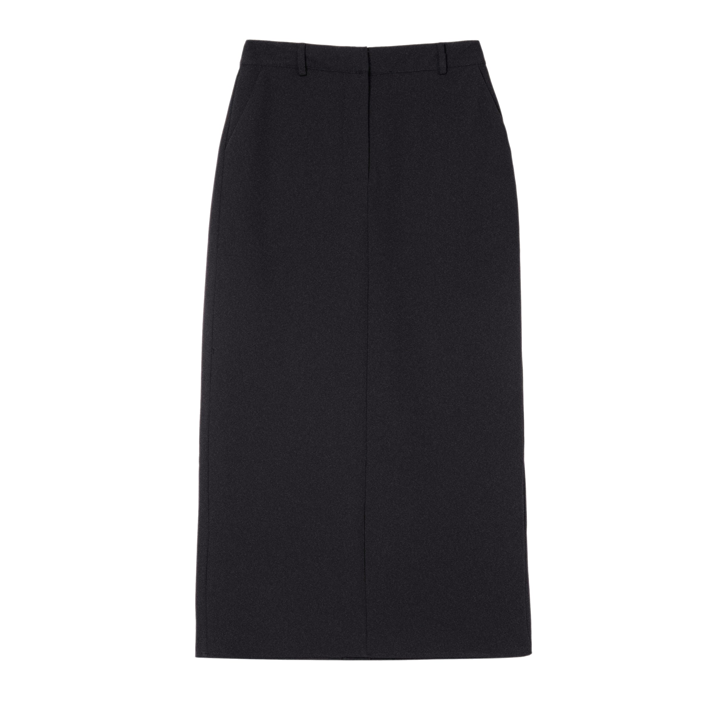 Black Tailored Maxi Skirt | Sustainable Womenswear | Albaray