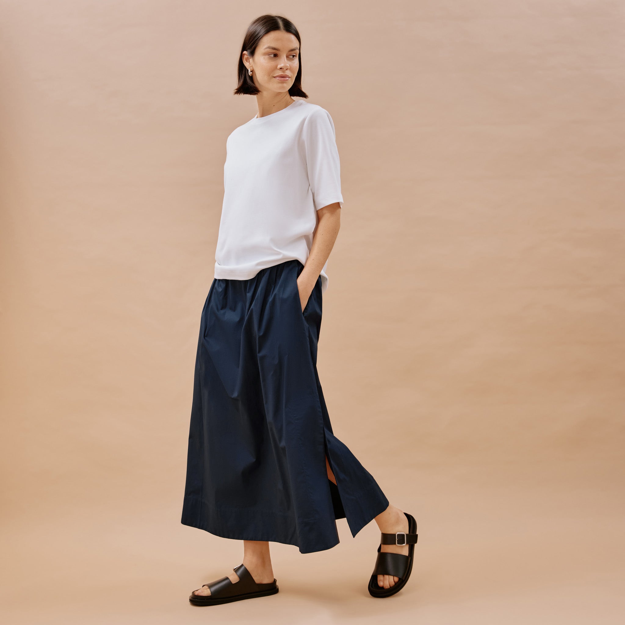 Buy online Tie Front Skirt With Solid Top Set from western wear for Women  by Bitterlime for ₹999 at 50% off | 2024 Limeroad.com
