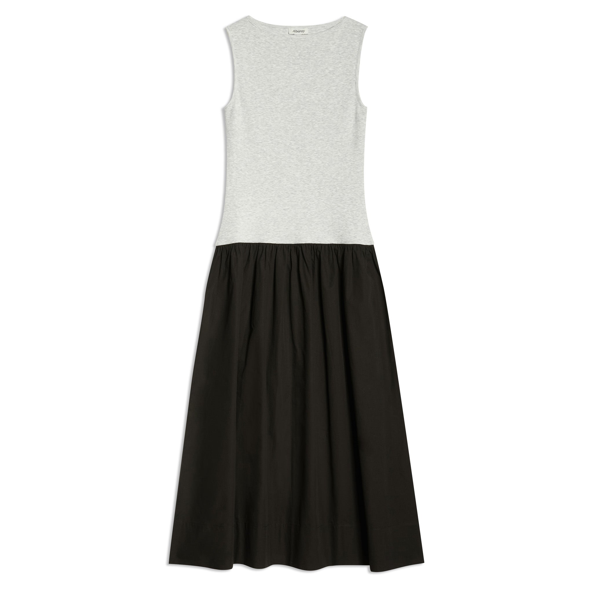 Black and white tank dress best sale