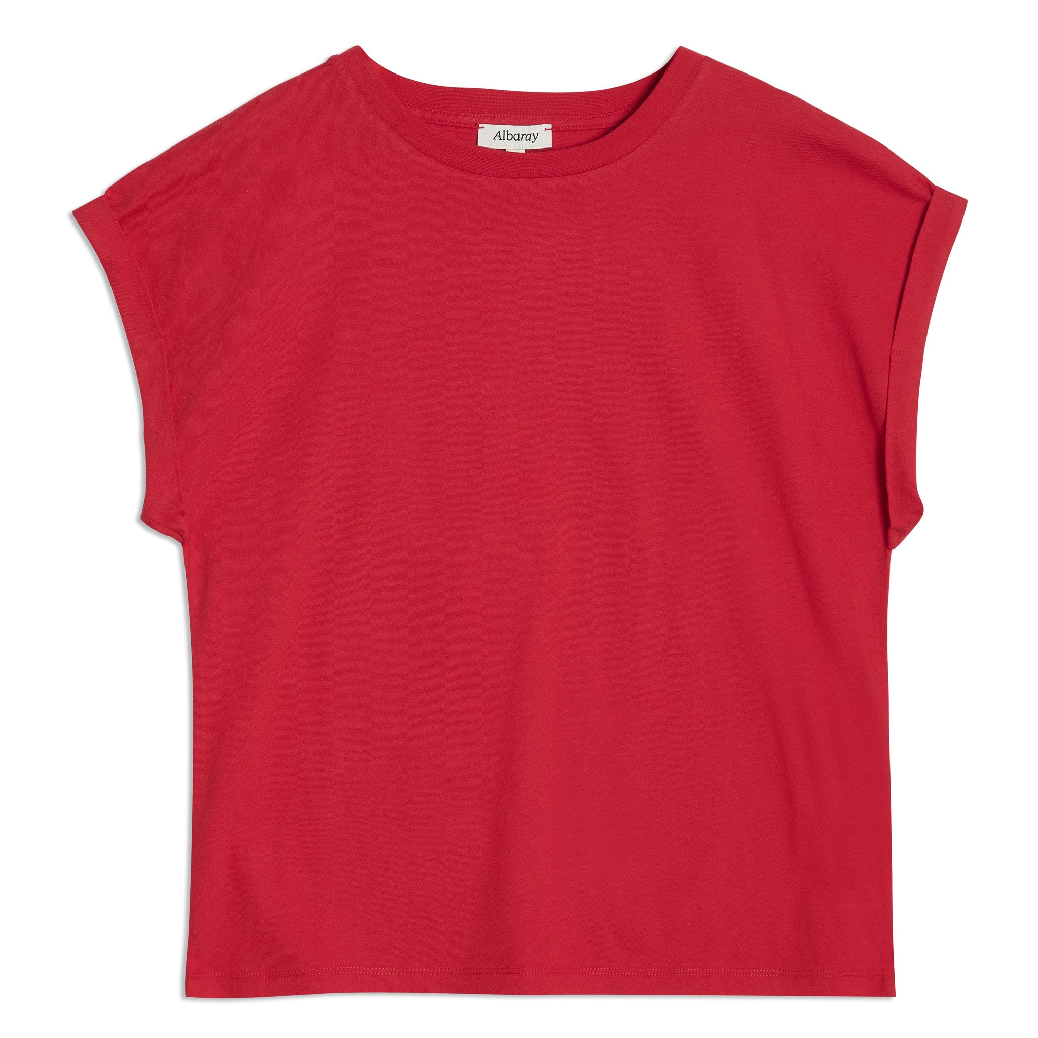 Red Roll Back T Shirt