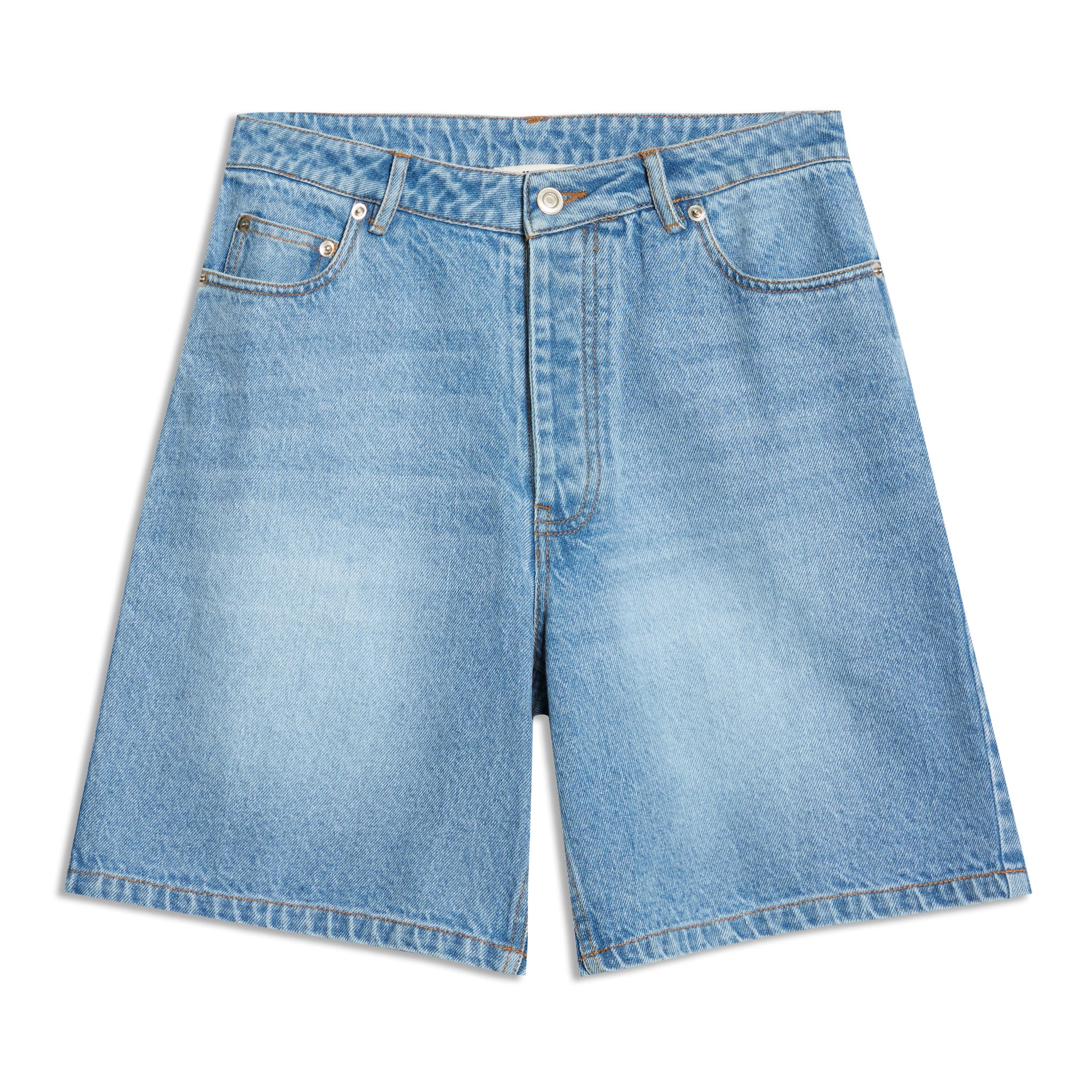 Denim Bermuda Jean Shorts