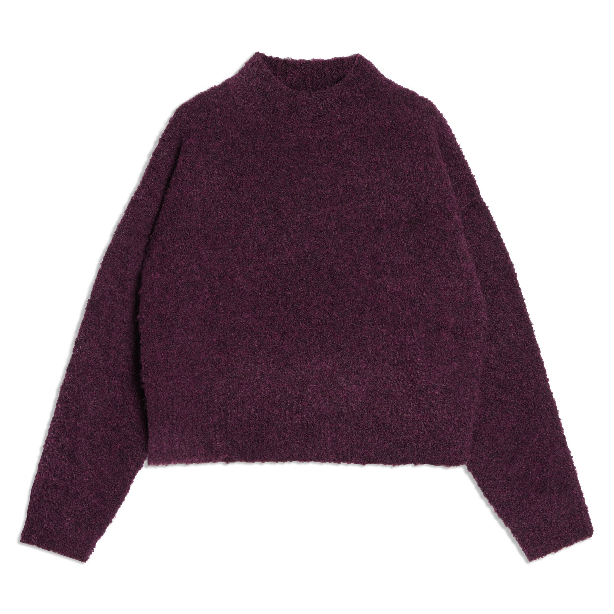 Burgundy Boucle Jumper