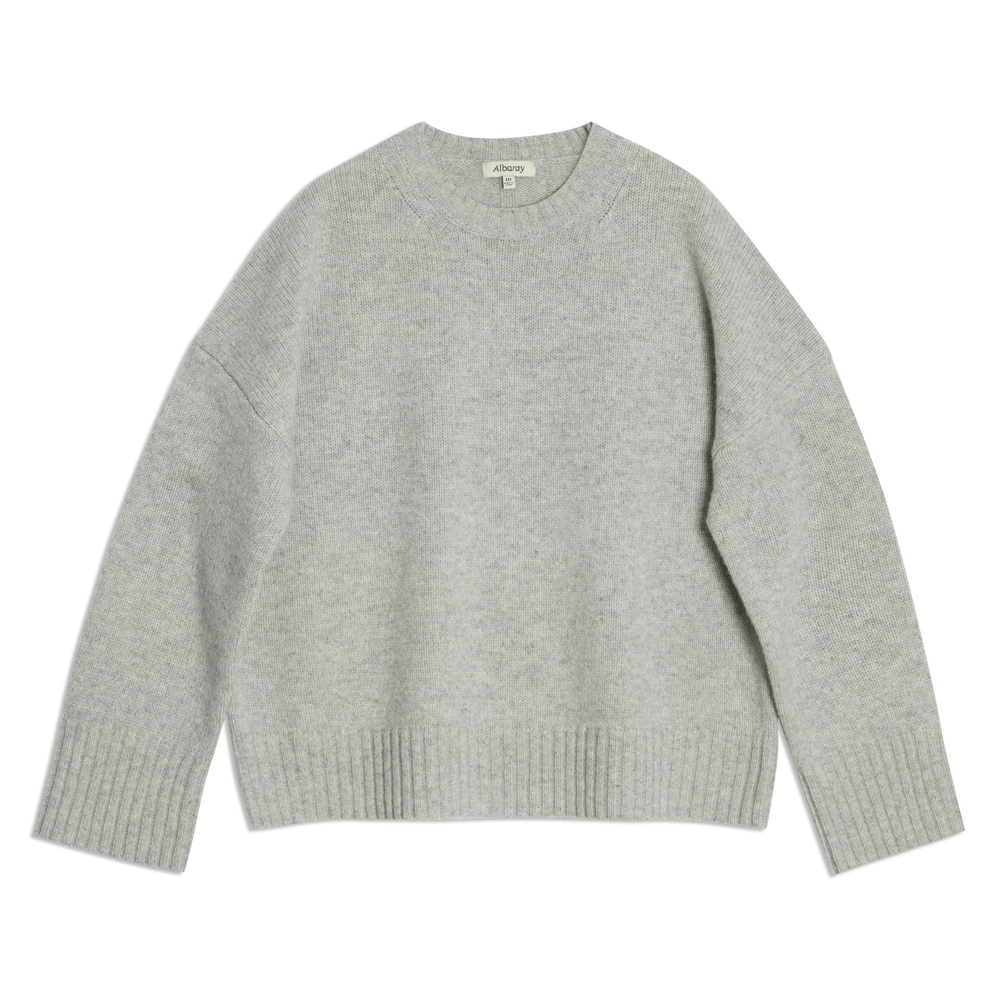 Grey Merino Wool Jumper