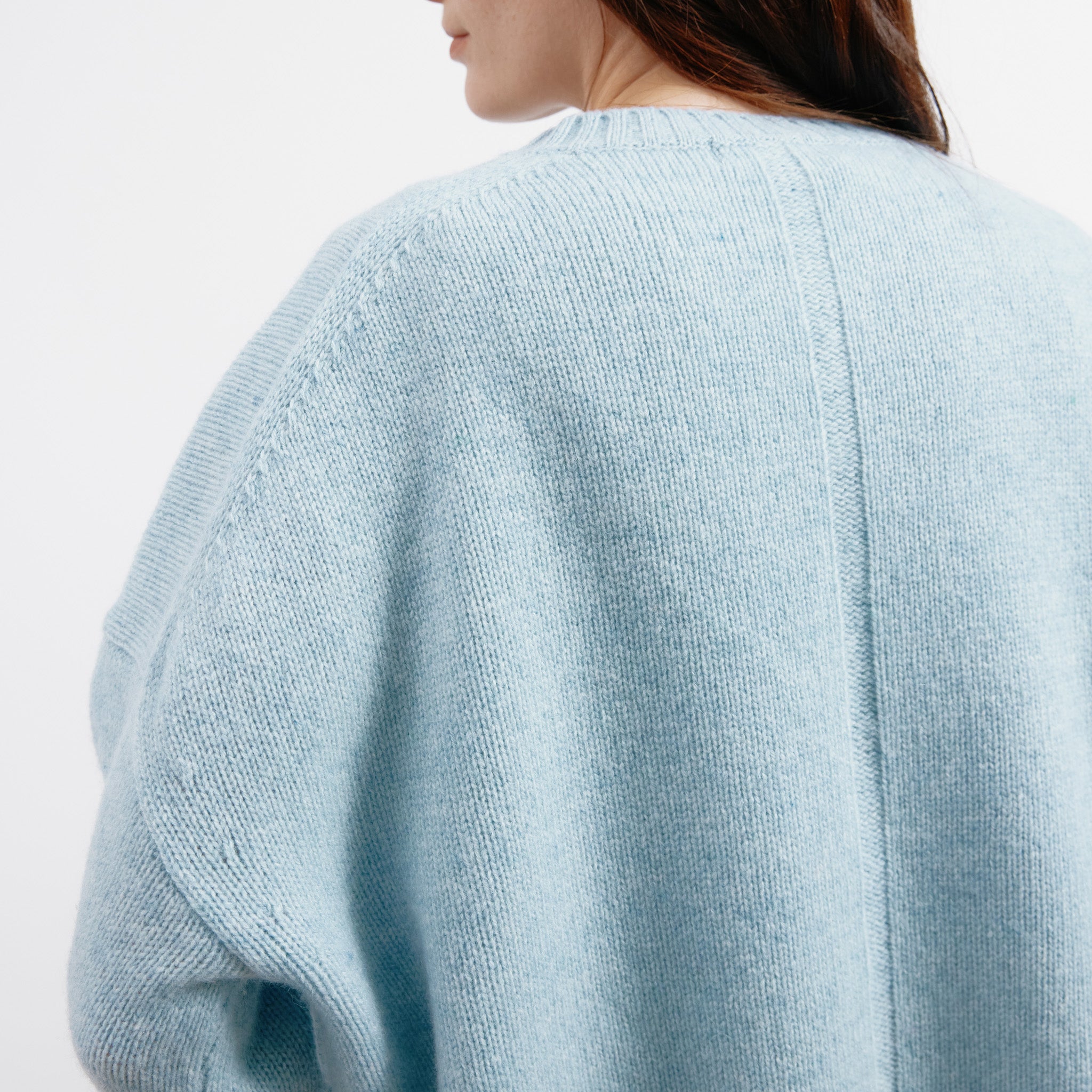 Blue Merino Wool Jumper