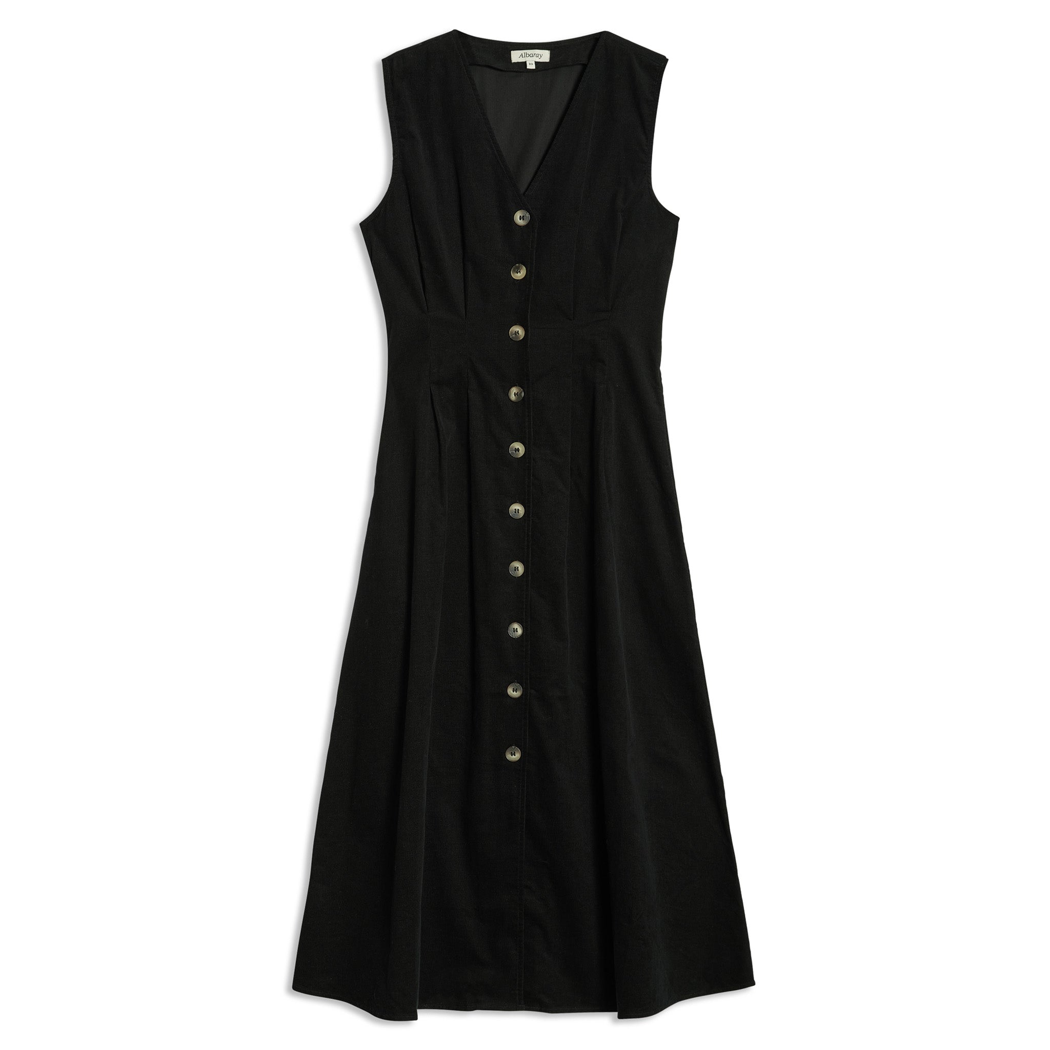 Button Through Cord Dress