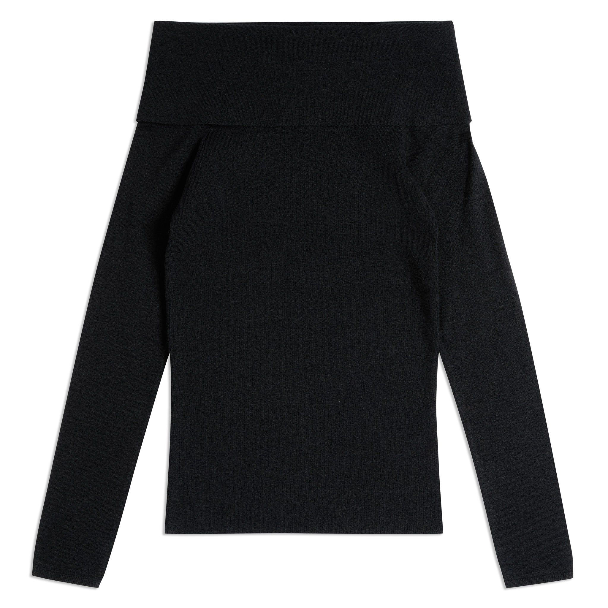 Black Bardot Jumper