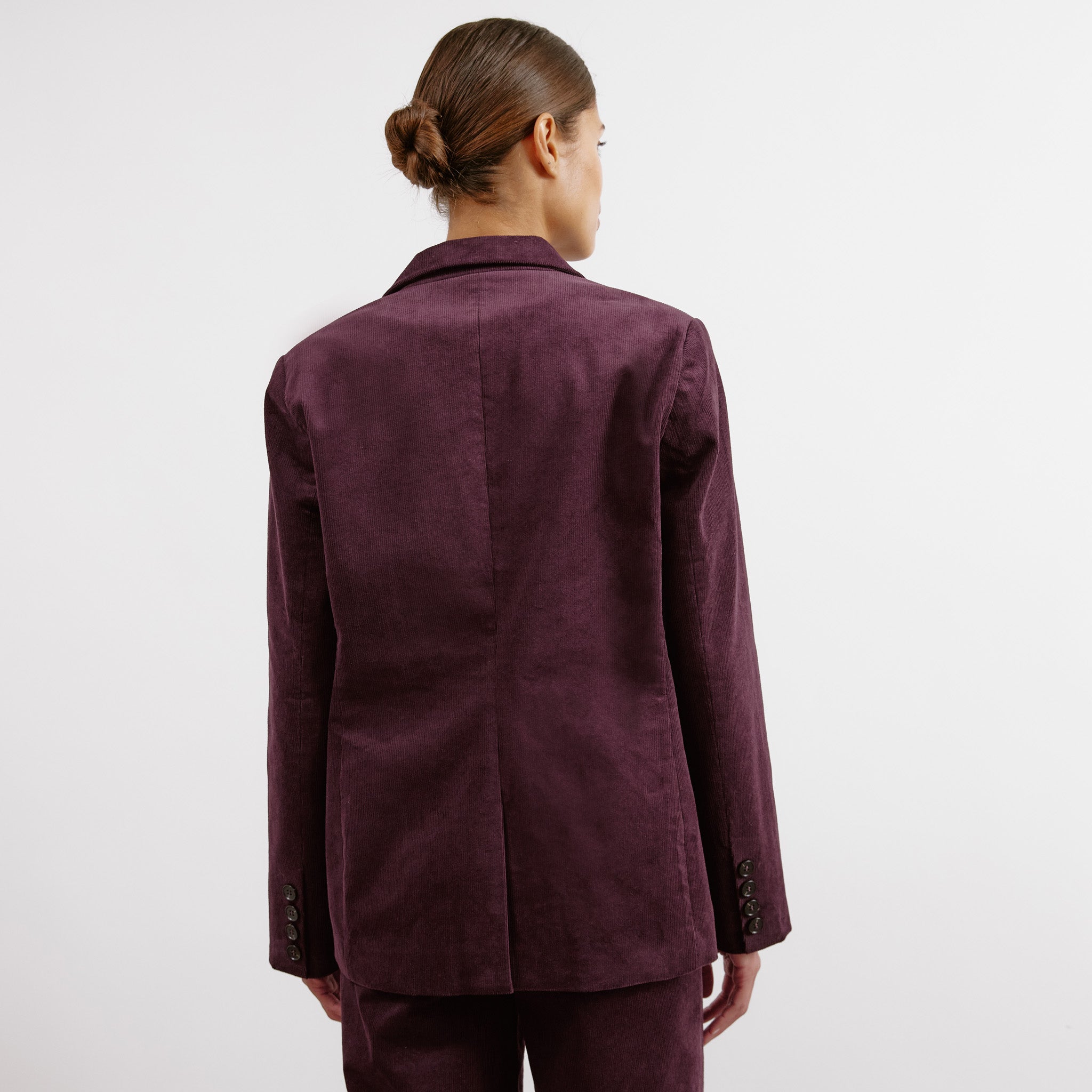 Burgundy Cord Jacket