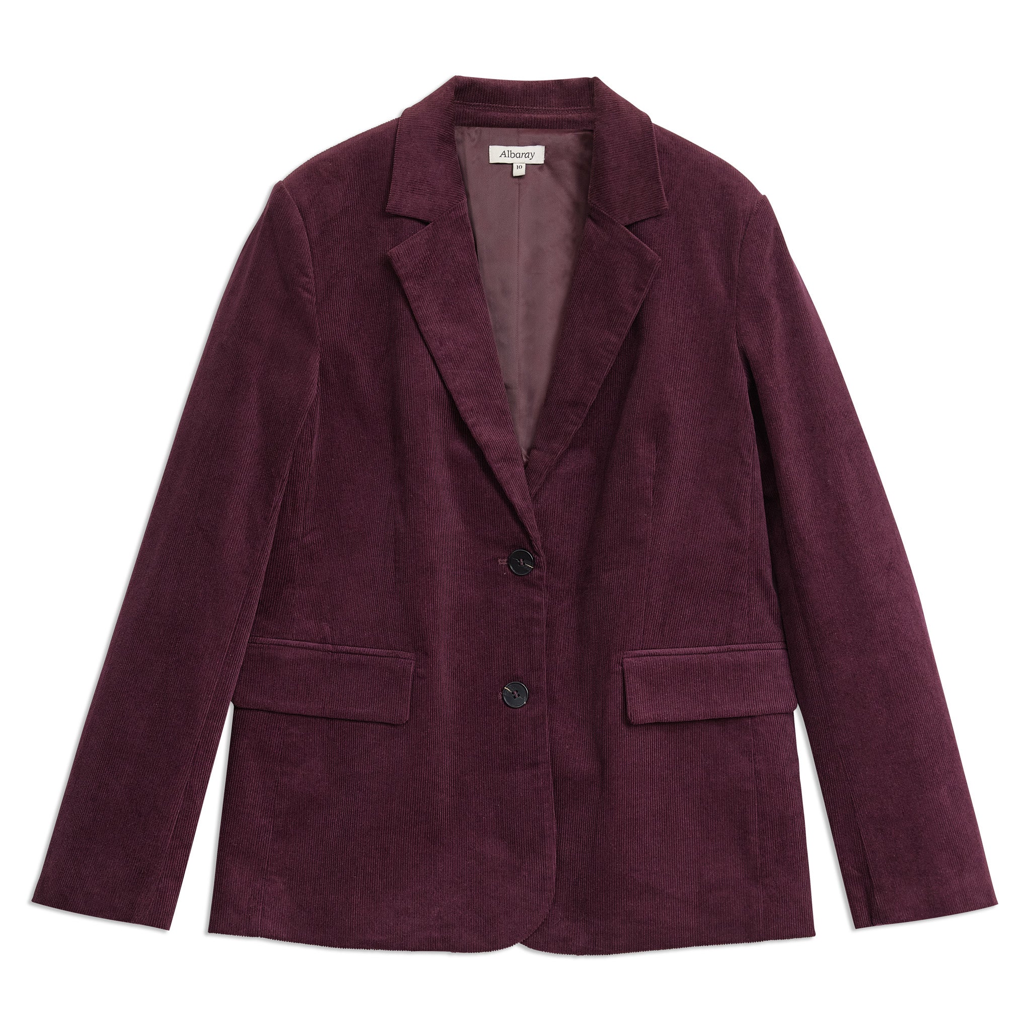 Burgundy Cord Jacket