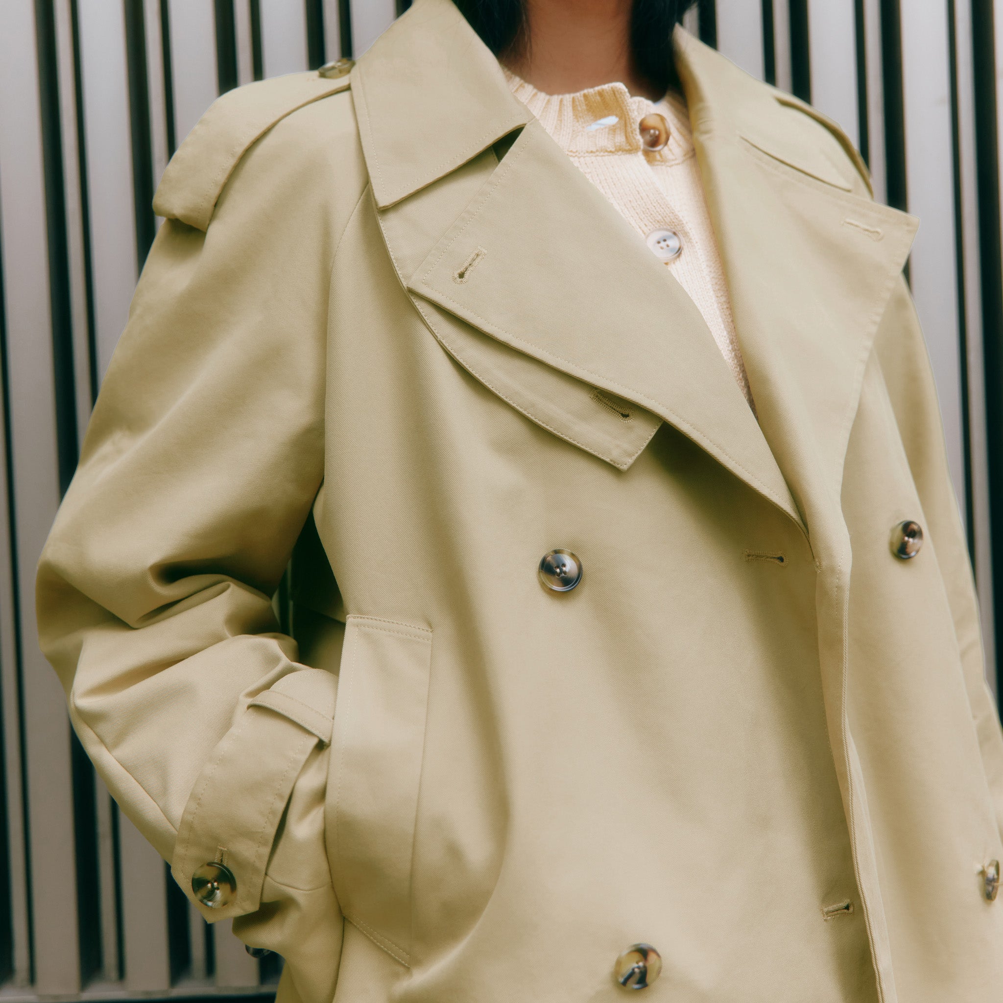 Short Belted Trench Coat