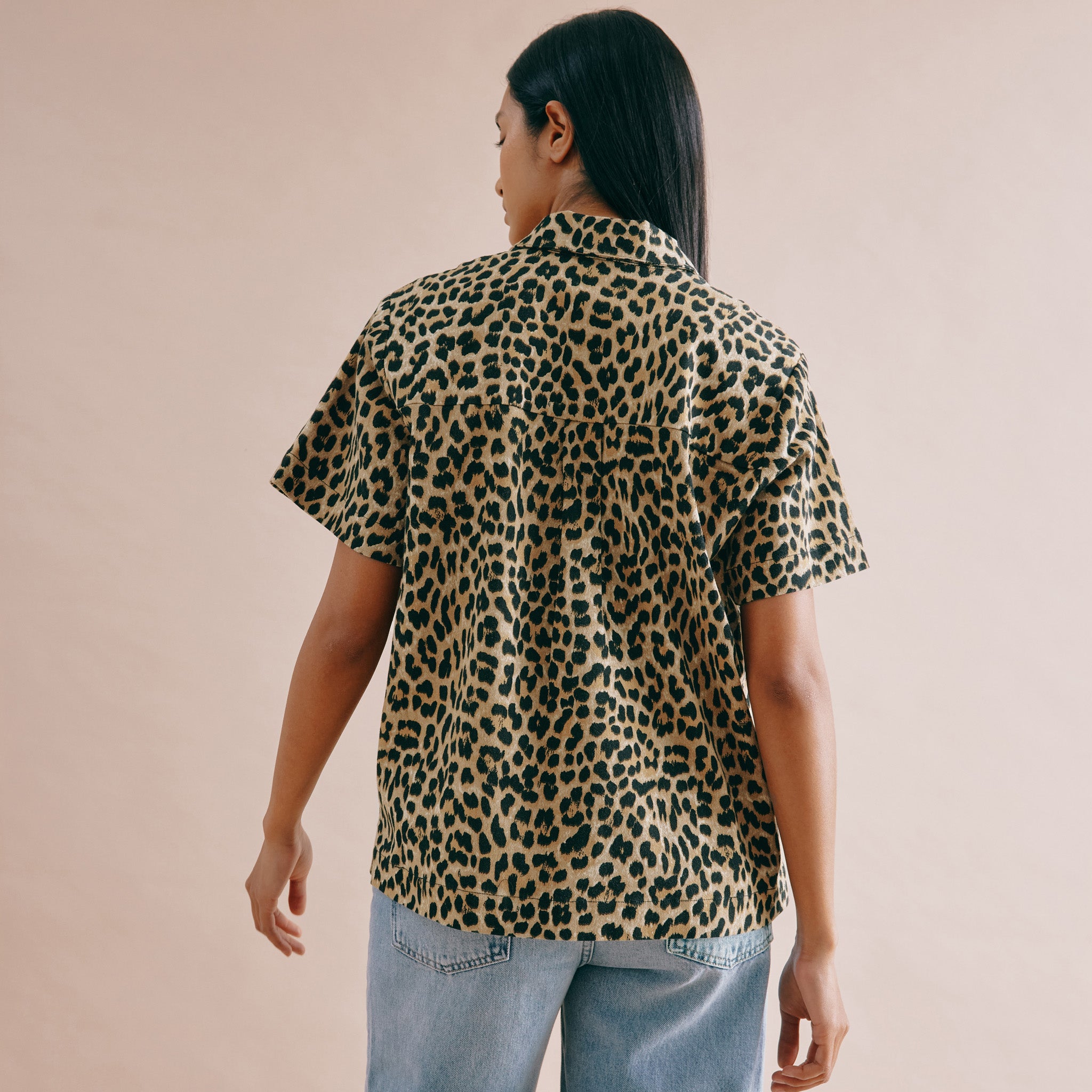 Animal Twill Short Sleeve Shirt