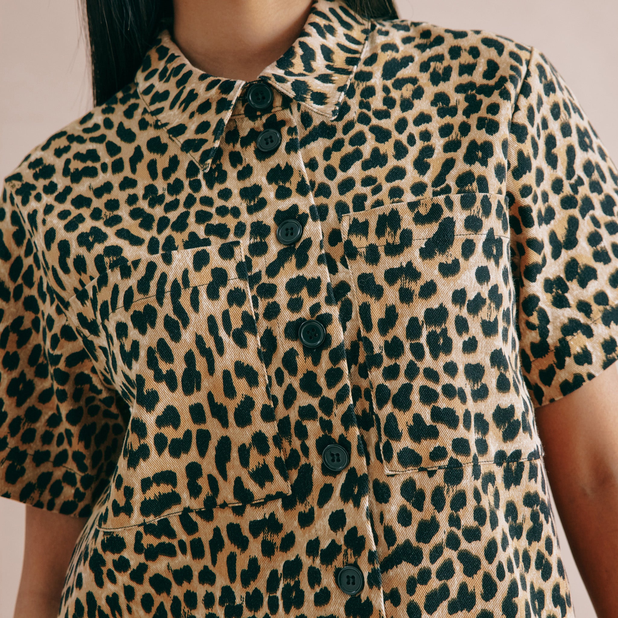 Animal Twill Short Sleeve Shirt