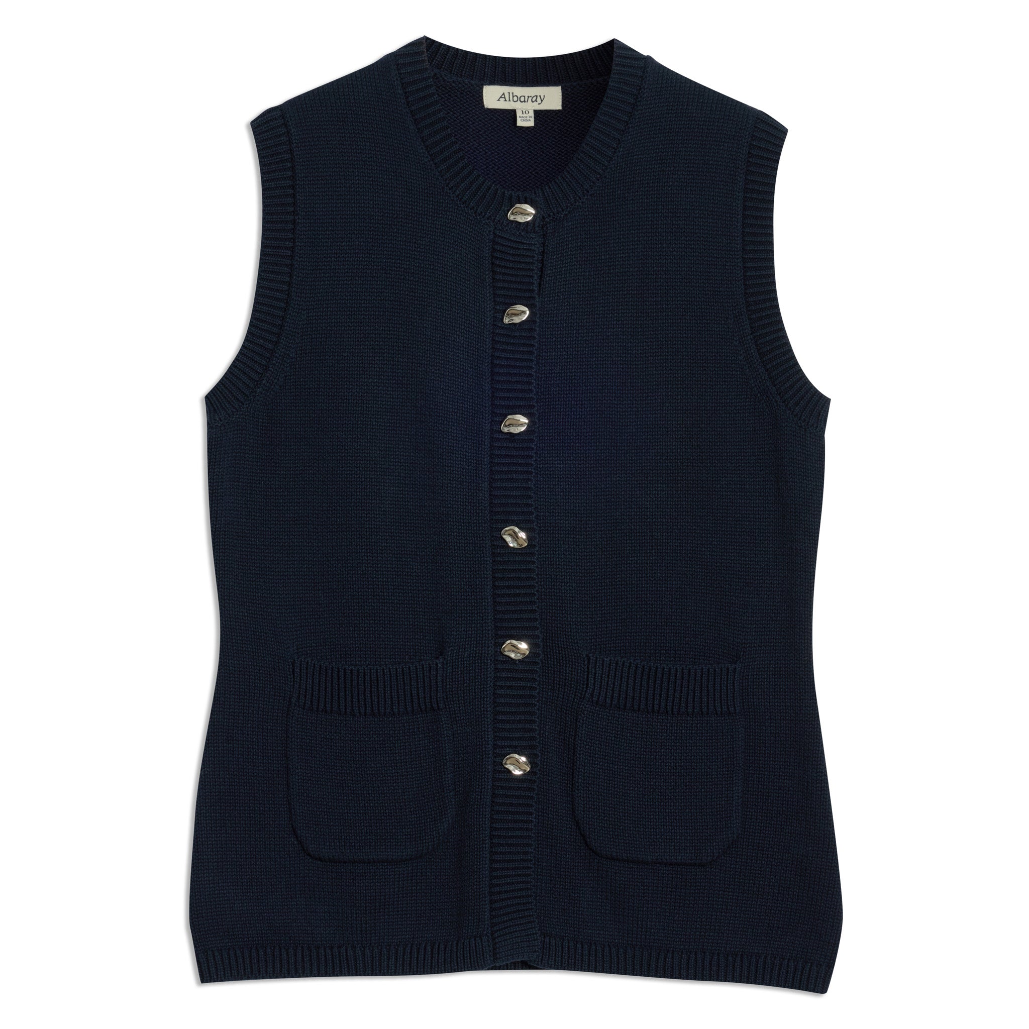 Longline Knitted Waistcoat