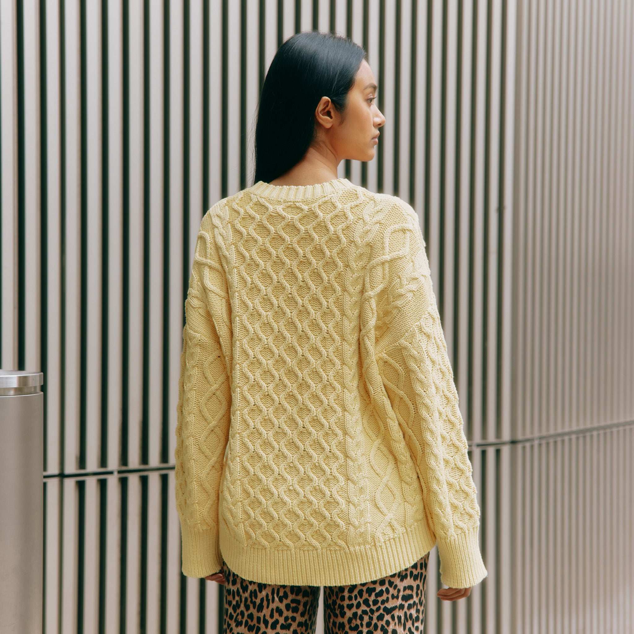 Butter Yellow Cable Jumper