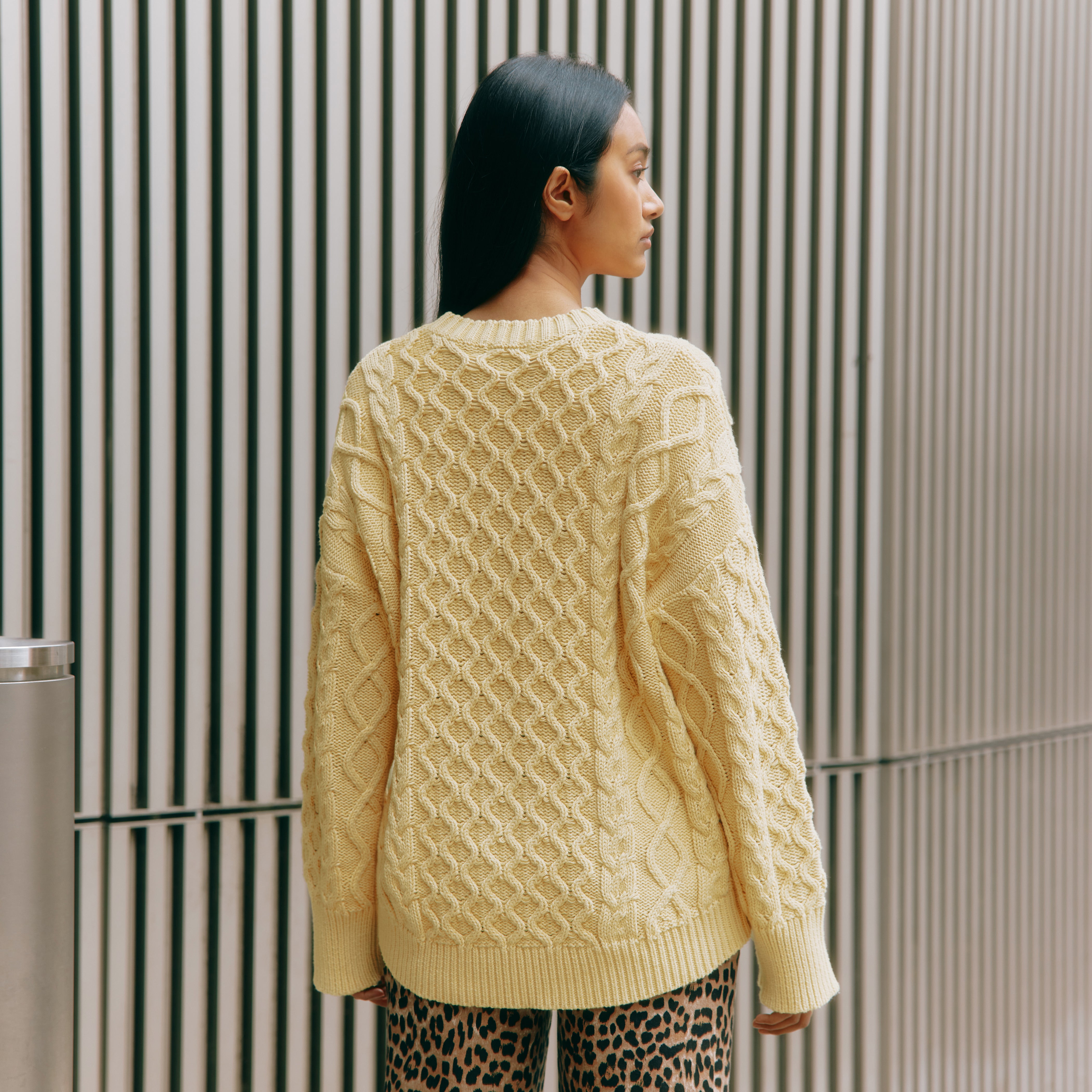 Butter Yellow Cable Jumper