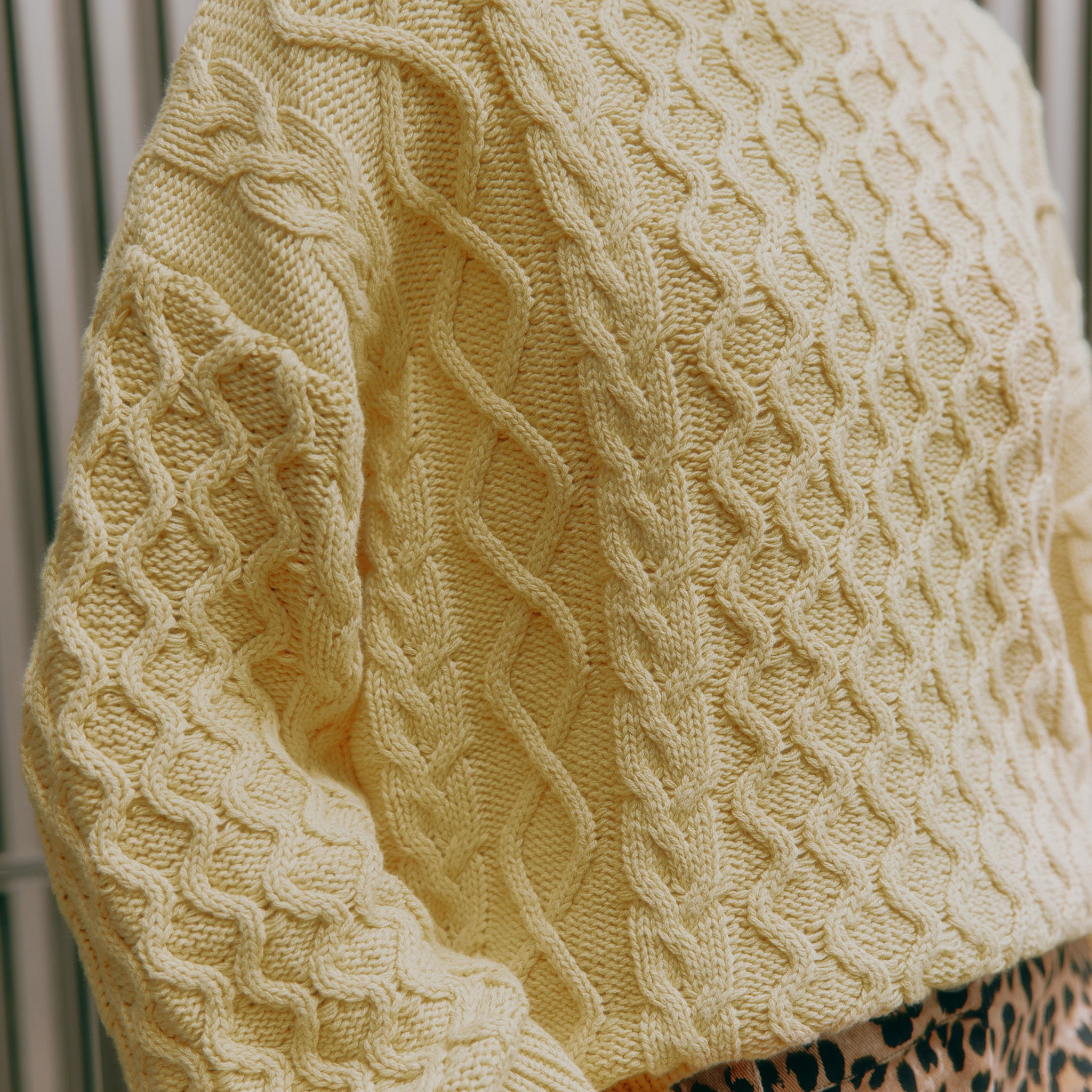 Butter Yellow Cable Jumper