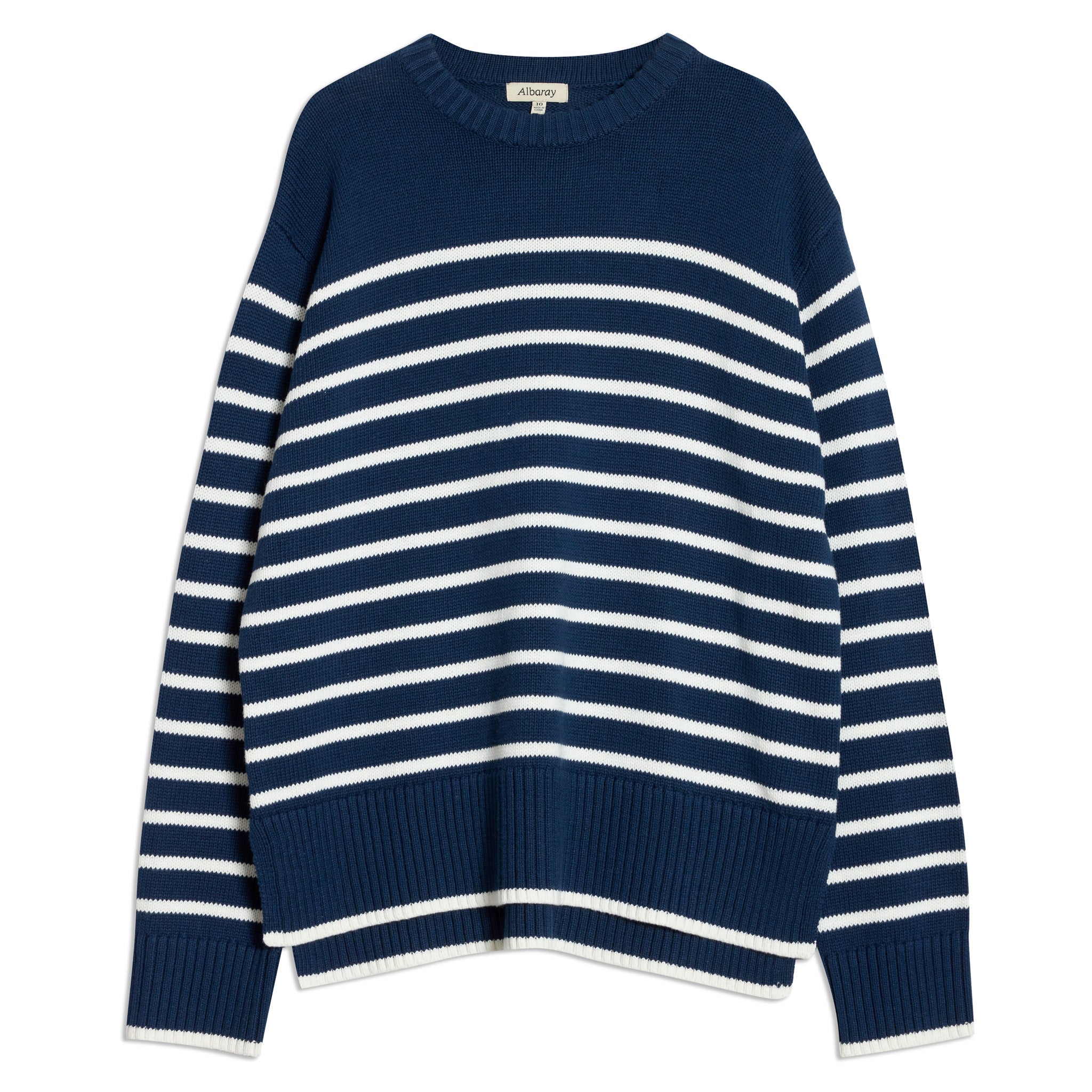 Navy Breton Stripe Jumper