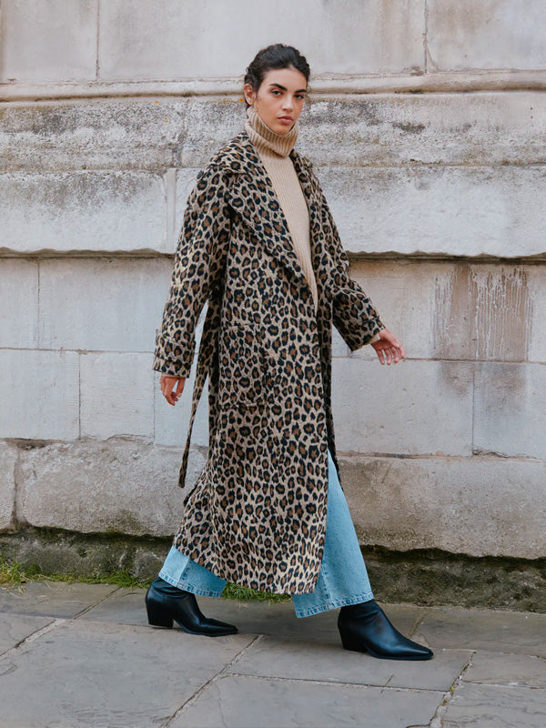 Leopard 2025 wrap coat