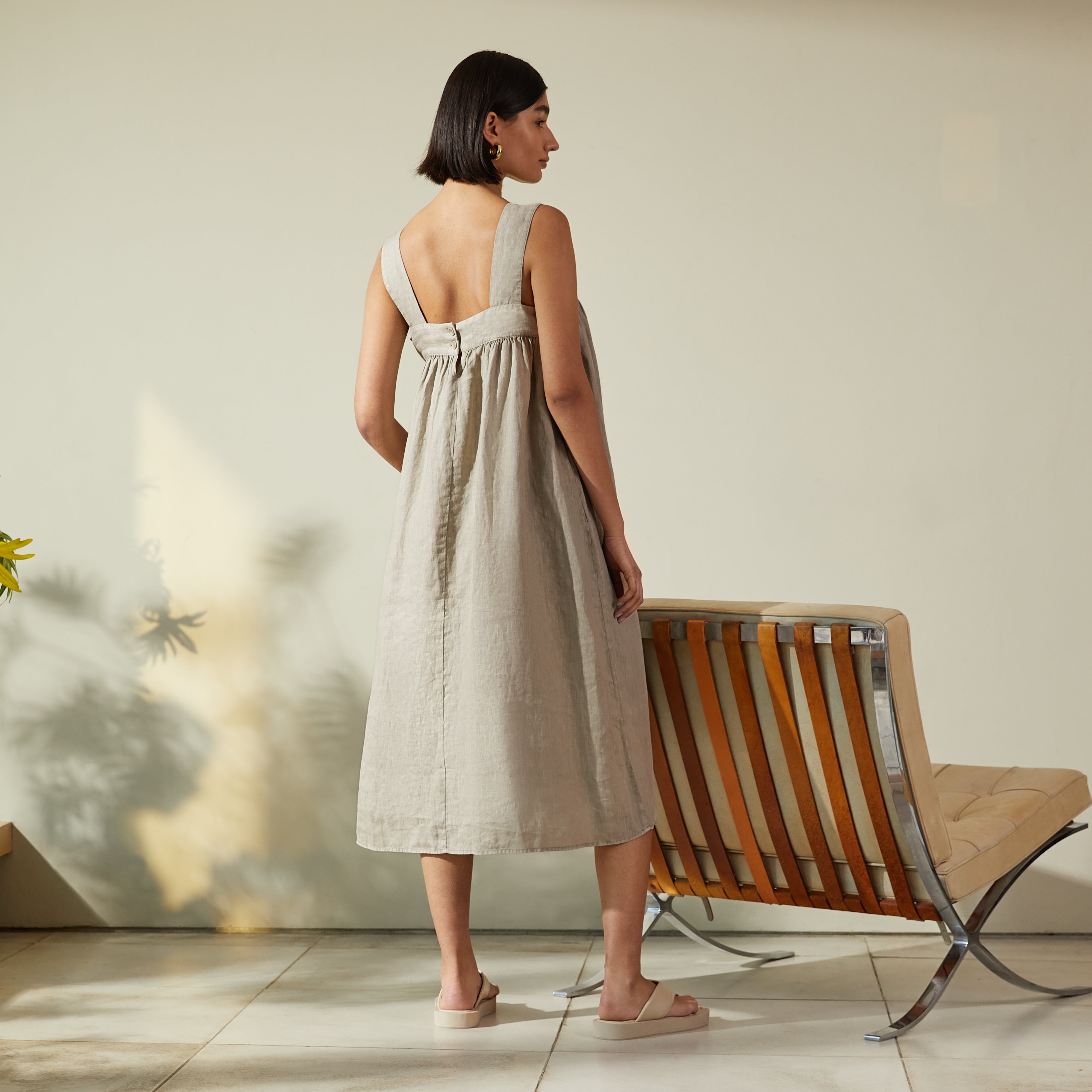 Linen Apron Dress | Sustainable Womenswear | Albaray