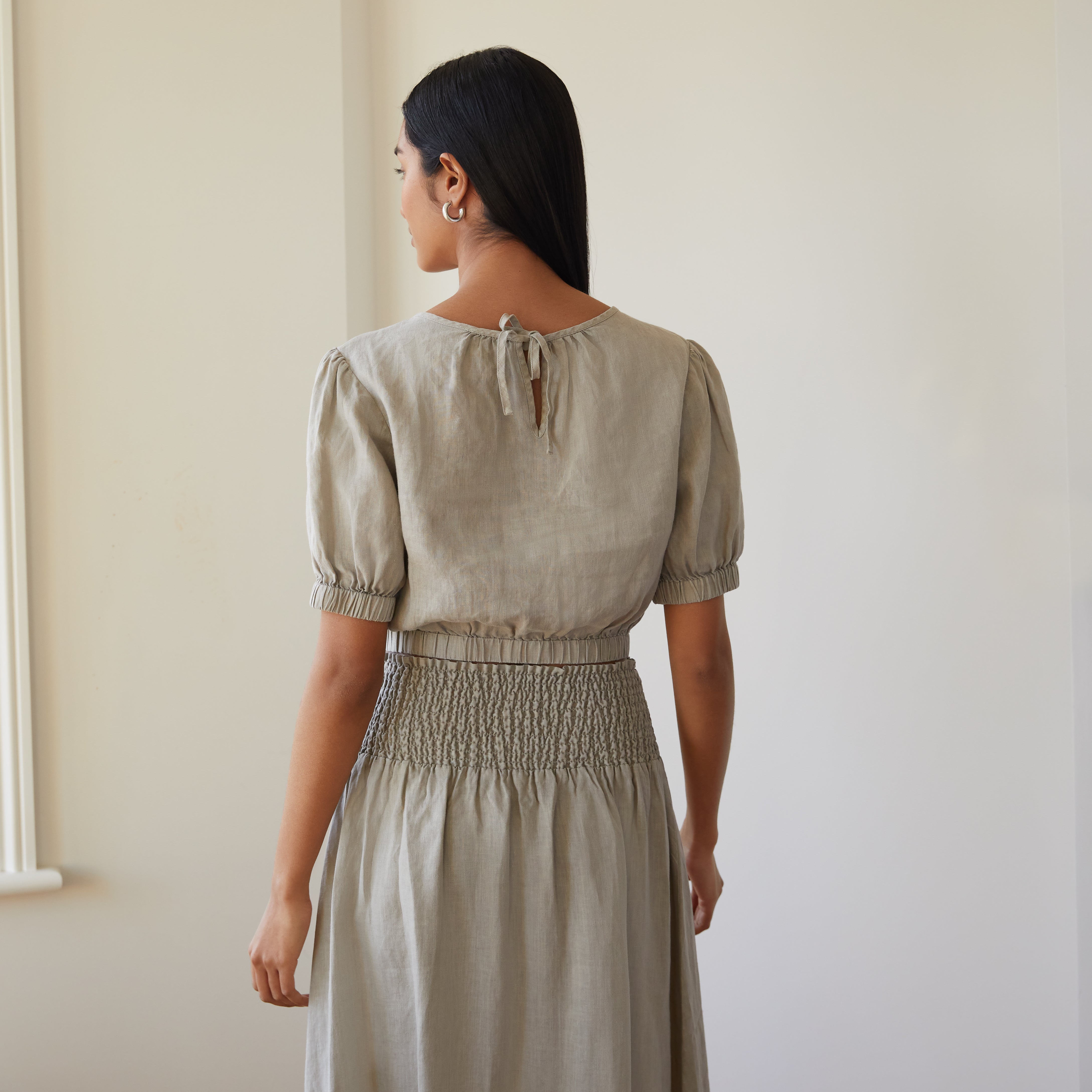 Linen vintage outlet dresses